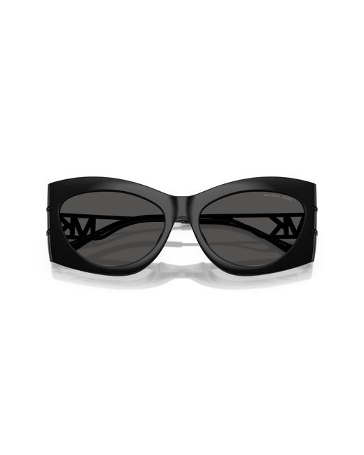 Michael Kors Black Mk2235U Navarra 300587 Sunglasses Injected Geometric Normal