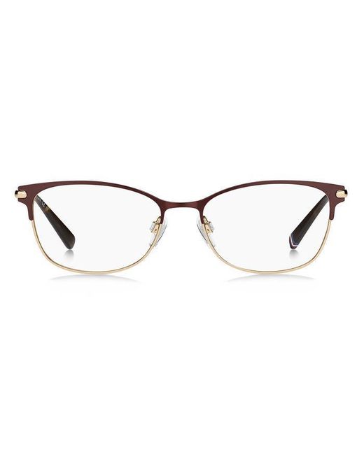 Tommy Hilfiger Black Th 1958 E28 Optical Frames Steel Squared