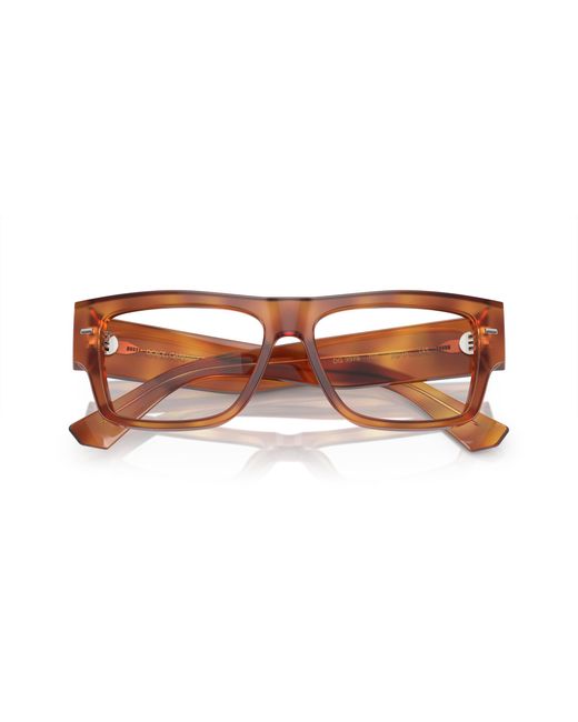 Dolce & Gabbana Black Dg3379 705 Optical Frames Acetate Transparent Squared Normal for men