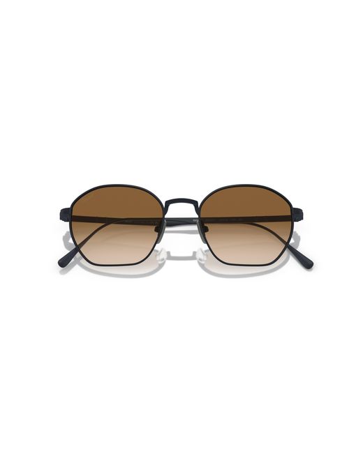 Persol Black Po5004St 800251 Sunglasses Titanium Geometric Normal Shaded