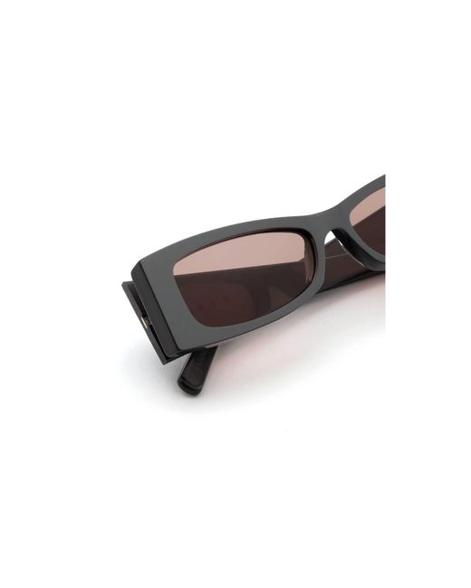 Marni Black Sei Zokoa Solid Sunglasses Acetate Squared