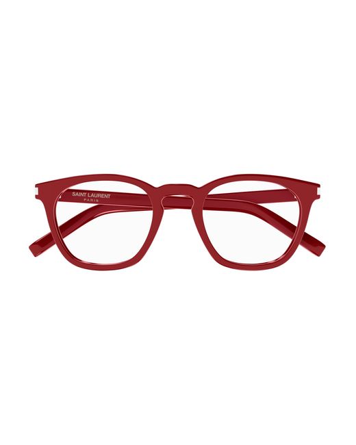 Saint Laurent Black Sl 28 Opt 011 Optical Frames Acetate Transparent Round