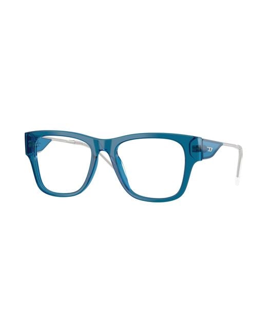 DIESEL Black Dl4019U 2051 Optical Frames Acetate Transparent Squared Normal