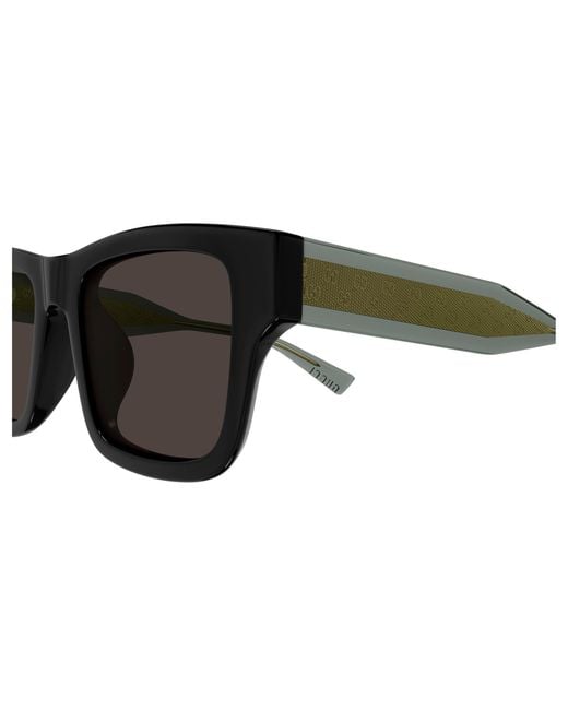 Gucci Black Gg2072Sa 002 Sunglasses Acetate Squared for men