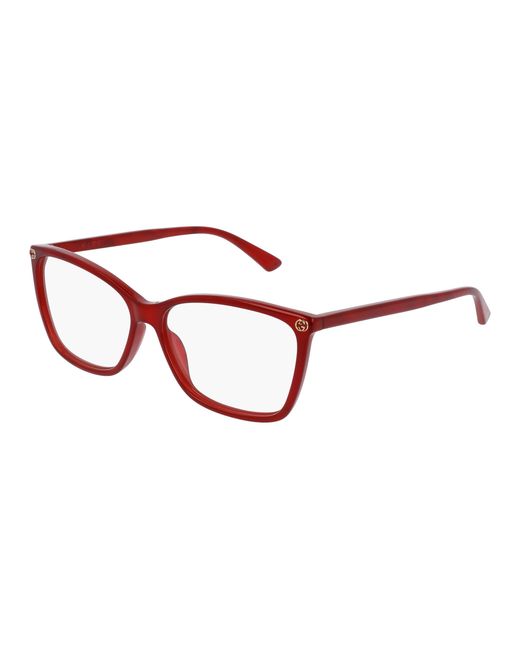 Gucci Black Gg0025O 004 Optical Frames Acetate Transparent Cat Eye