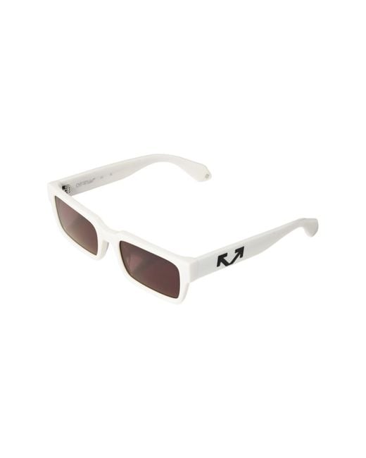 Off-White c/o Virgil Abloh Black Ow1032 Huntington 107 Sunglasses Acetate Smoke Squared Normal