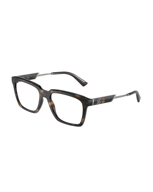 Dolce & Gabbana Black Dg5104 502 Optical Frames Injected Squared for men