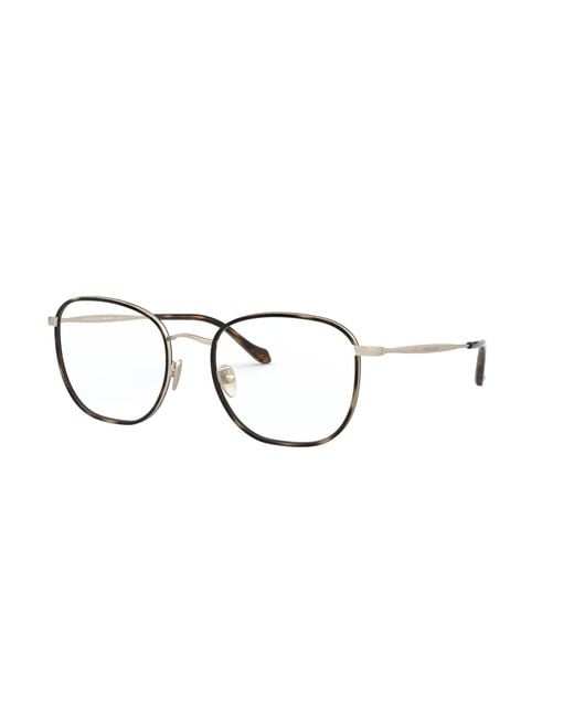 Giorgio Armani Black Ar5105J 3002 Optical Frames Metal Transparent Squared Normal for men