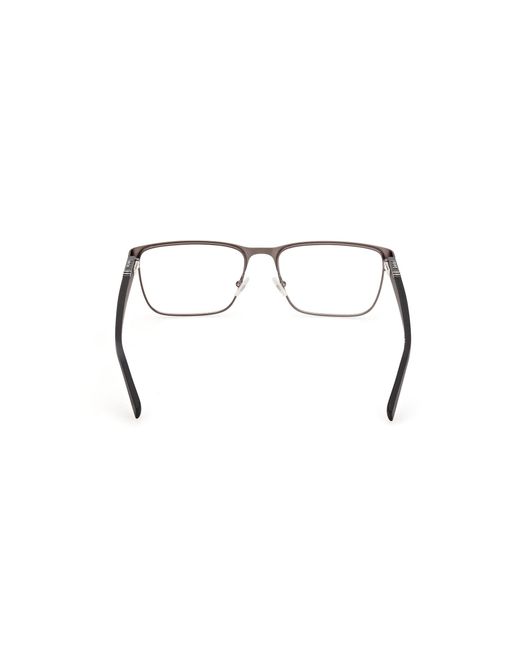 Timberland Black Tb50002 002 Optical Frames Metal Squared Normal for men