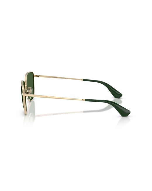 Burberry Green Be3171 110971 Sunglasses Metal Squared Normal for men