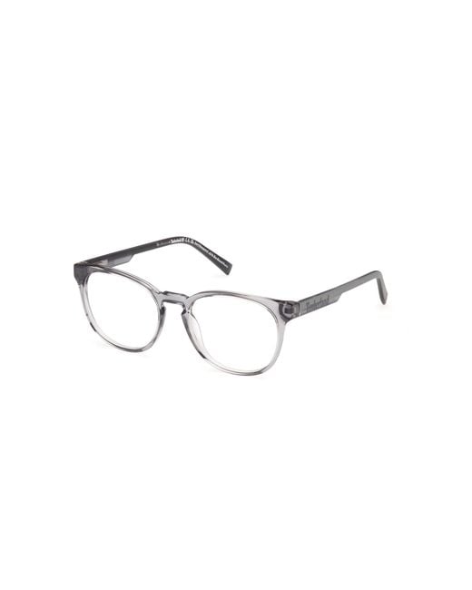 Timberland Black Tb50013 020 Optical Frames Injected Round Normal