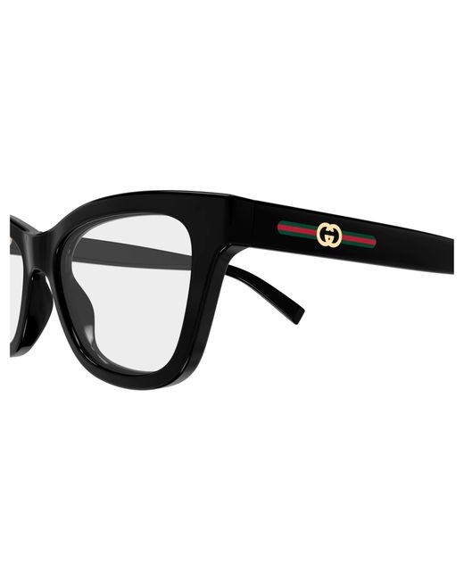 Gucci Black Gg1983O 001 Optical Frames Injected Transparent Cat Eye
