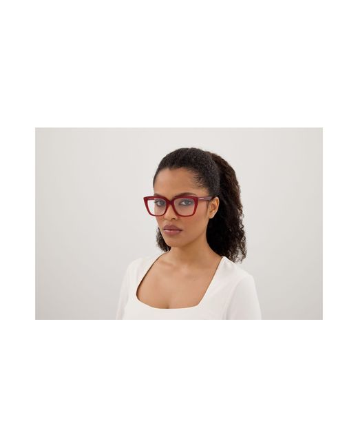 Balenciaga Black Bb0062O 009 Optical Frames Acetate Transparent Cat Eye