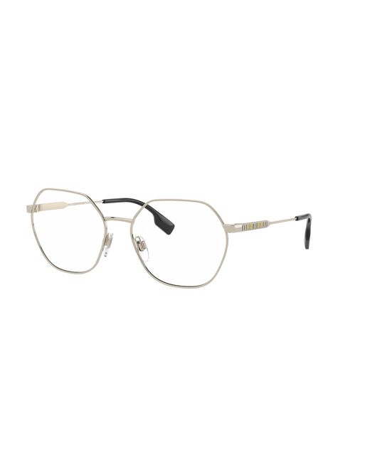 Burberry Black Be1350 Erin 1109 Optical Frames Metal Geometric Normal