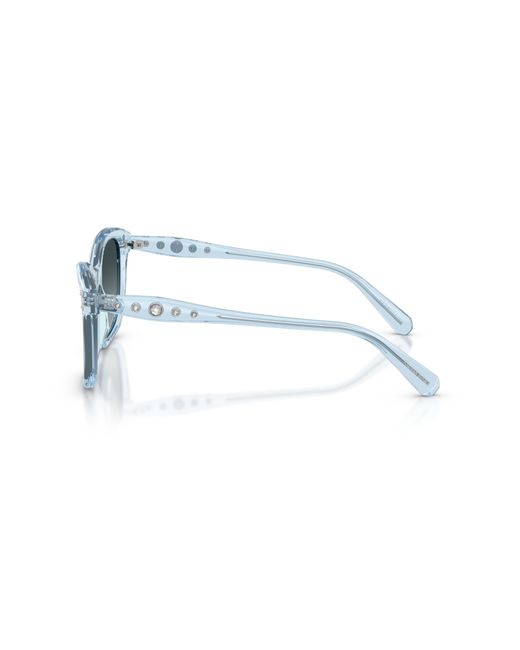 Swarovski Black Sk6063 1078V1 Sunglasses Acetate Squared Normal Nuanced