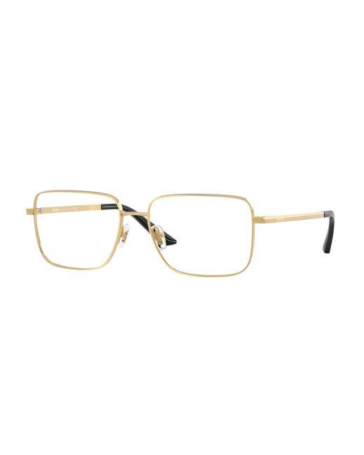 Versace Black Ve1311 1002 Optical Frames Metal Pillow Normal for men