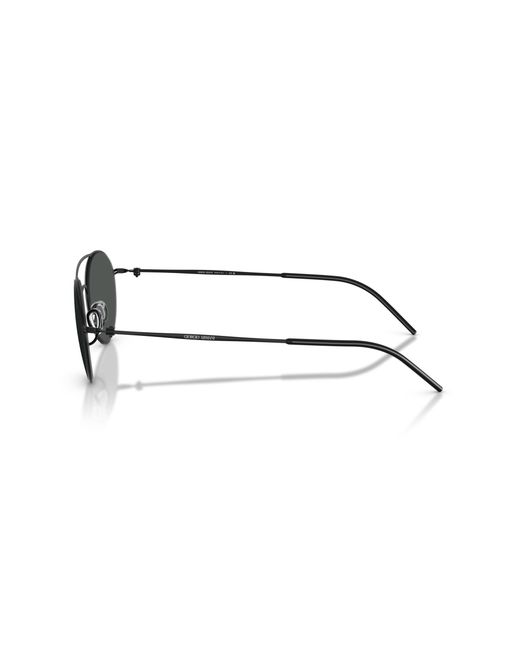 Giorgio Armani Black Ar6169 300187 Sunglasses Metal Round Normal for men