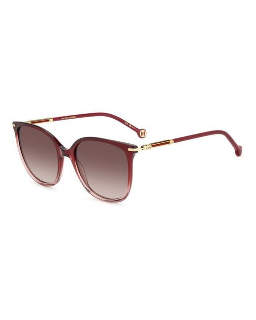 Carolina Herrera Black Her 0229/S 2Oo/Ha Sunglasses Acetate Squared Shaded