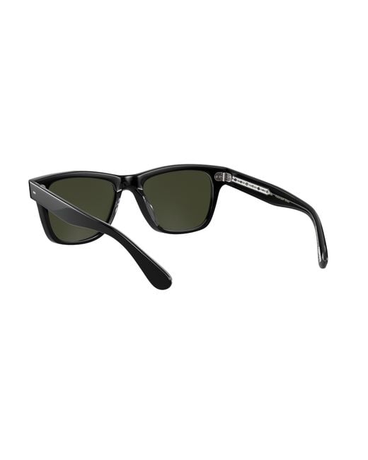 Oliver Peoples Black Ov5393Su Oliver Sun 1492P1 Sunglasses Acetate G15 Squared Polarized for men