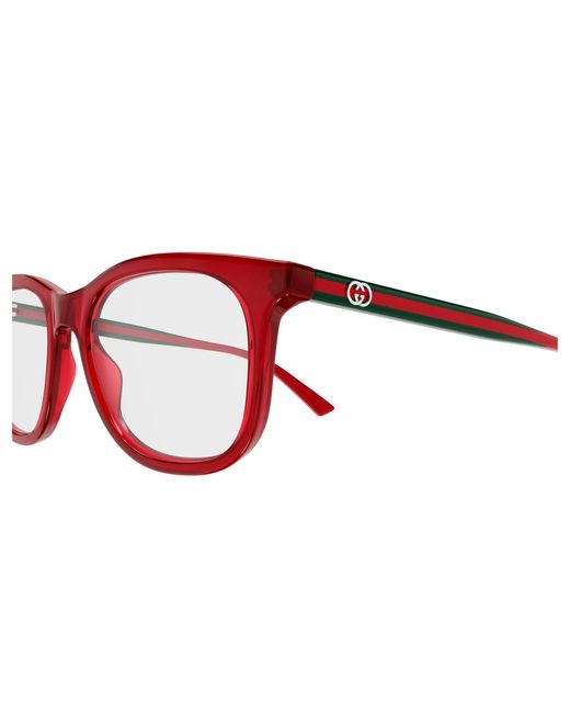 Gucci Black Gg1990O 004 Optical Frames Acetate Transparent Squared