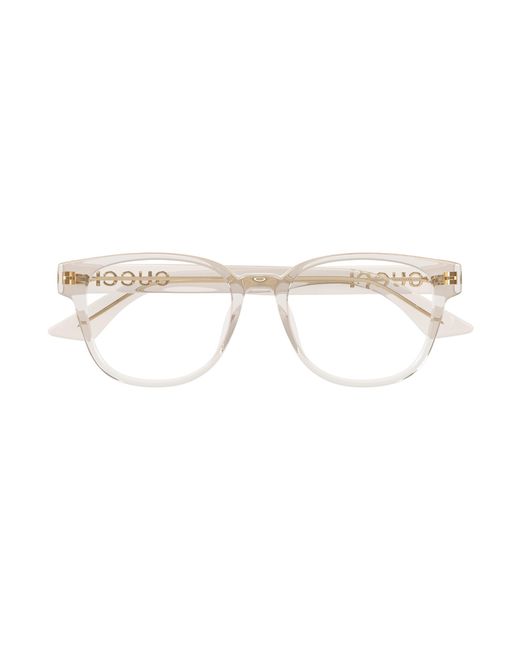 Gucci Black Gg1746Oa 002 Optical Frames Acetate Transparent Round