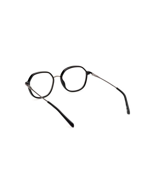 Guess Black Gu50098 001 Optical Frames Injected Round Normal for men