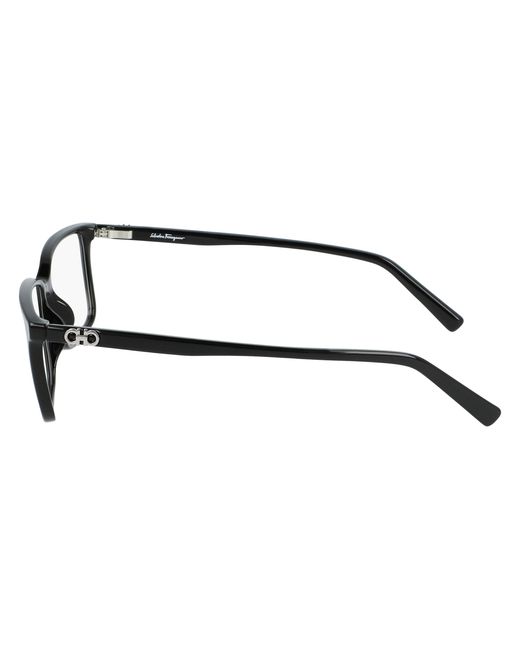 Ferragamo Black Sf2894 001 Optical Frames Injected Squared Normal Normal for men