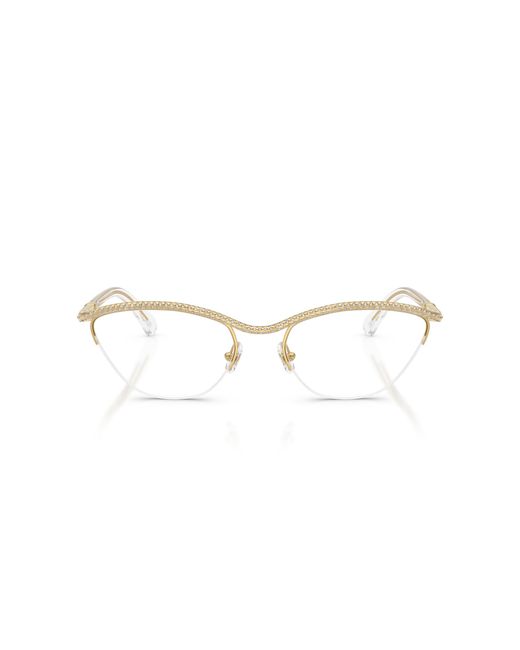 Swarovski Black Sk1026 4004 Optical Frames Metal Round Normal