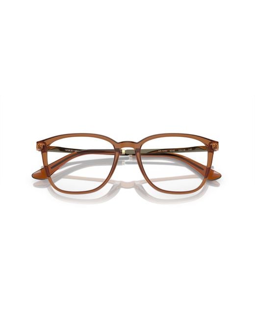 Giorgio Armani Black Ar7250 6046 Optical Frames Acetate Transparent Squared Normal for men