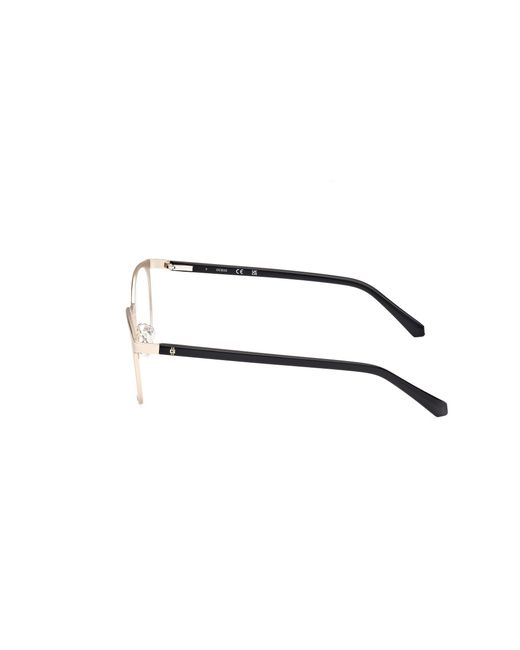 Guess Black Gu50192 032 Optical Frames Metal Round Normal for men