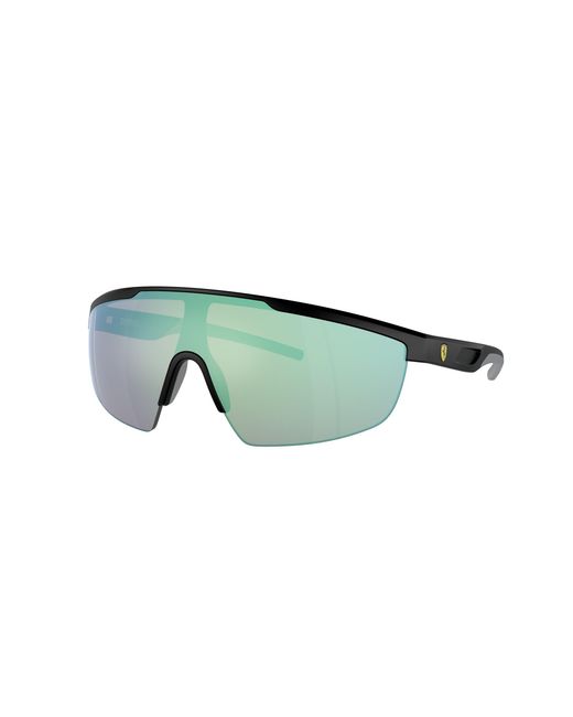 FERRARI SCUDERIA Green Fz6005U 504/7V Sunglasses Injected Squared Normal Mirror