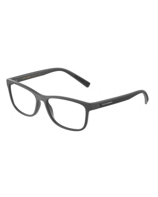 Dolce & Gabbana Black Dg5086 3101 Optical Frames Plastic Squared for men