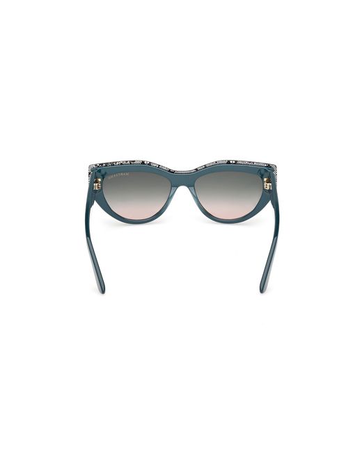 Guess Black Gm00028 89B Sunglasses Acetate Smoke Cat Eye Normal