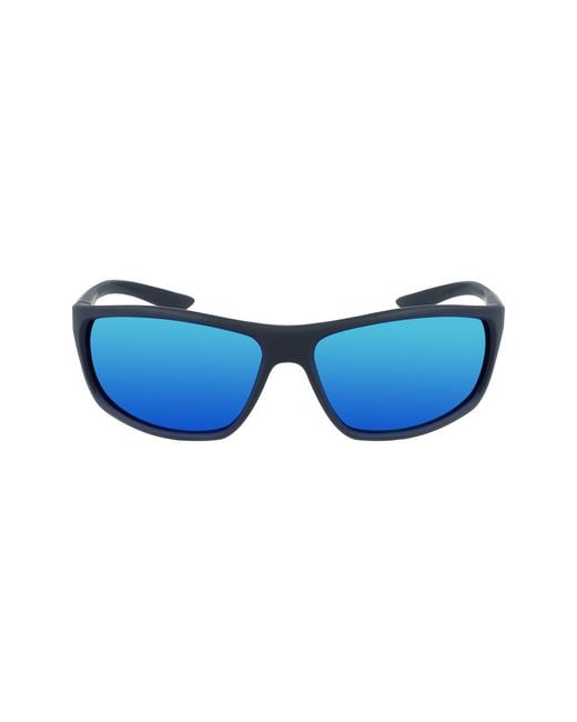 Nike Black Rabid M N Iu3367X 451 Sunglasses Plastic Squared Normal Mirrored for men