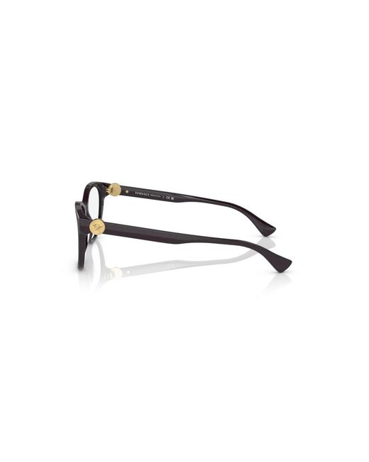Versace Black Ve3330 108 Optical Frames Acetate Cat Eye