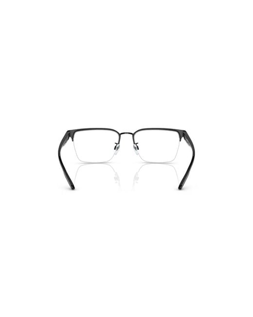 Emporio Armani Black Ea1137 3014 Optical Frames Metal Squared for men