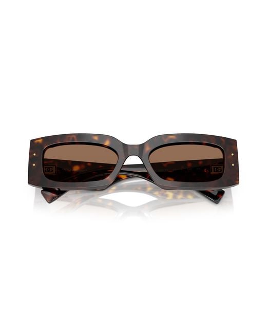 Dolce & Gabbana Black Dg4479 502/73 Sunglasses Acetate Squared Normal