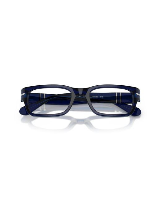 Persol Black Po3399V 181 Optical Frames Acetate Transparent Squared Normal