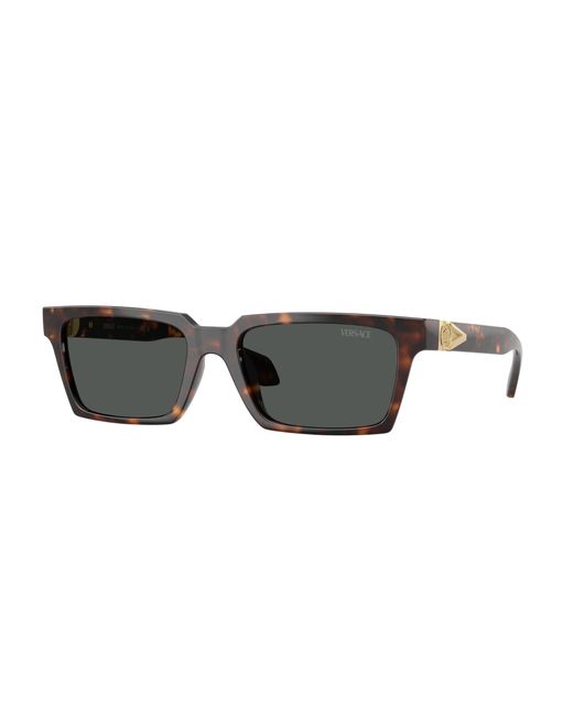 Versace Black Ve4490U 108/87 Sunglasses Injected Squared Normal for men