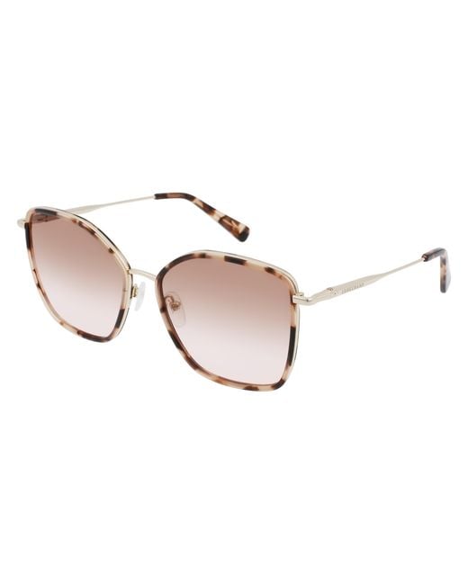 Longchamp Black Lo685S 716 Sunglasses Metal Squared Photochromatic