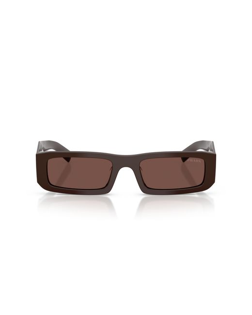 Prada Black Pr D09Sd 27I90W Sunglasses Acetate Squared Normal for men