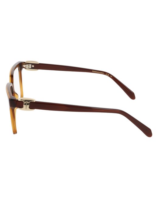 Ferragamo Black Sf3059 266 Optical Frames Acetate Squared Normal