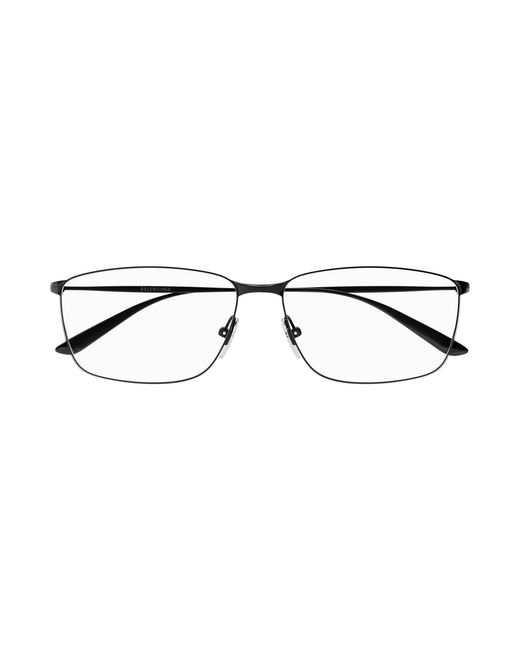 Balenciaga Black Bb0415O 001 Optical Frames Acetate Transparent Squared for men