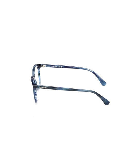 Max Mara Black Mm5084 092 Optical Frames Acetate Round Normal