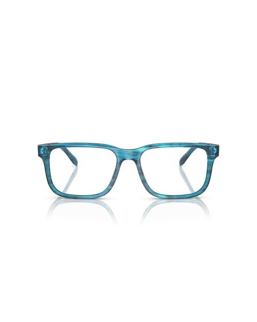 Emporio Armani Black Ea3218 5311 Optical Frames Acetate Squared for men