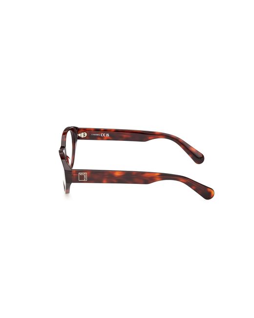 MAX&Co. Black Mo5214 052 Optical Frames Acetate Round Normal