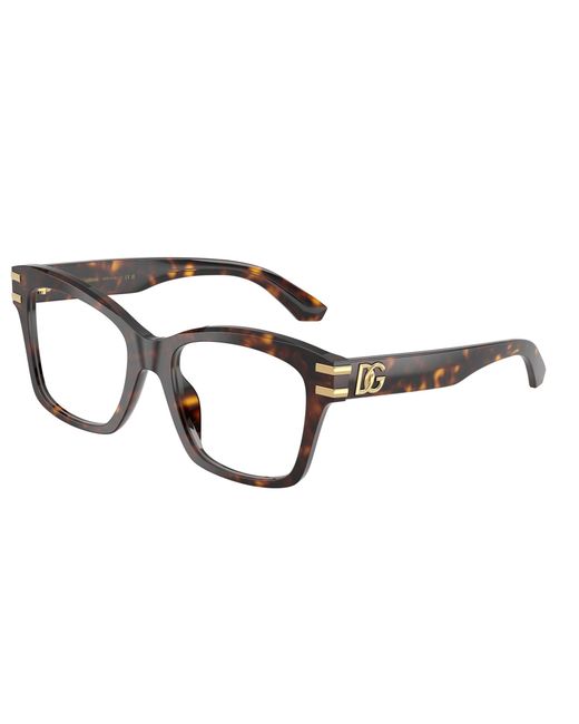 Dolce & Gabbana Black Dg3419 502 Optical Frames Acetate Squared Normal