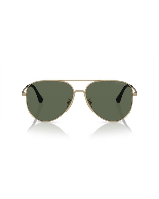 Emporio Armani Green Ea2149D 300271 Sunglasses Metal Pilot Normal for men