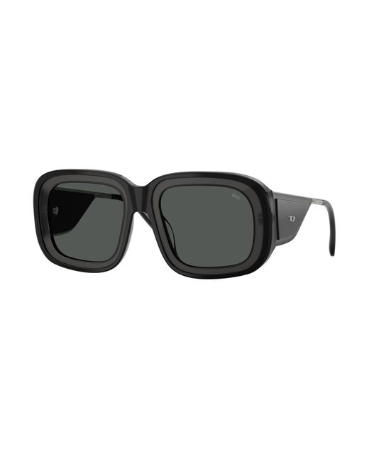 DIESEL Black Dl2015U 204487 Sunglasses Acetate Squared Normal