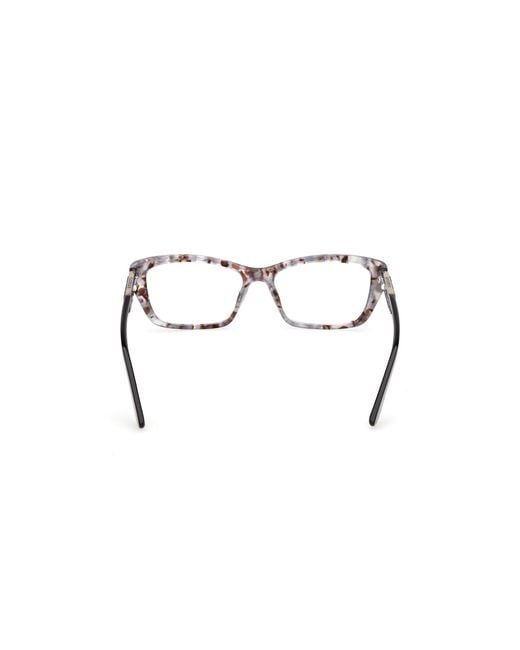 Guess Black Gm50053 20 Optical Frames Acetate Squared Normal